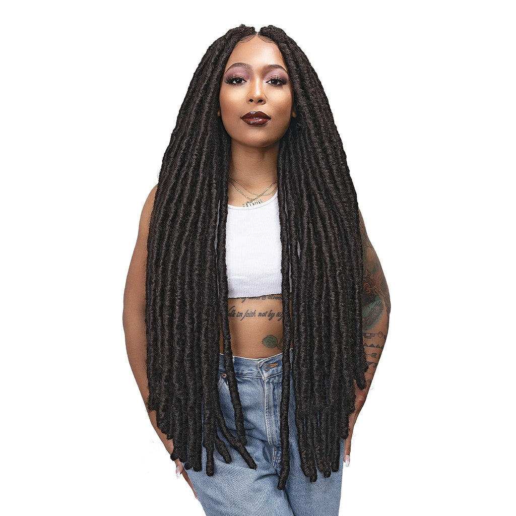 Box Deal Janet Collection Crochet Braids Nala Tress Rih Locs (20"-30") [20"] (50 packs), Synthetic Hair