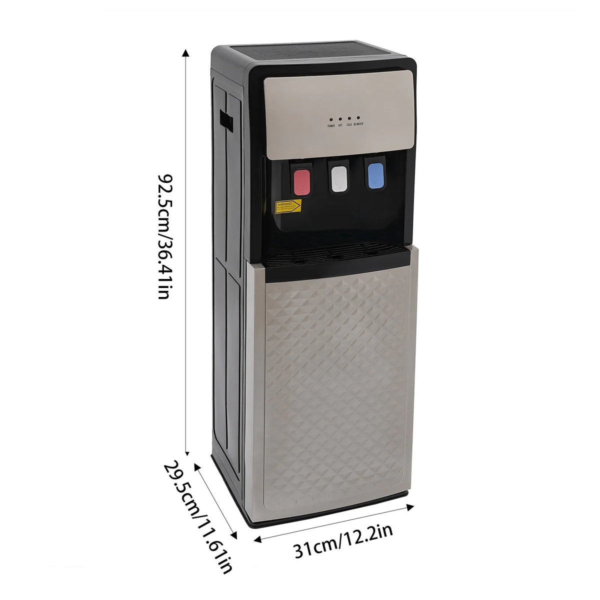Bottom Loading Water Cooler Dispenser, 3 Temperature Settings - Hot, Cold & Room Water, Ideal for Office, Home, Living Room