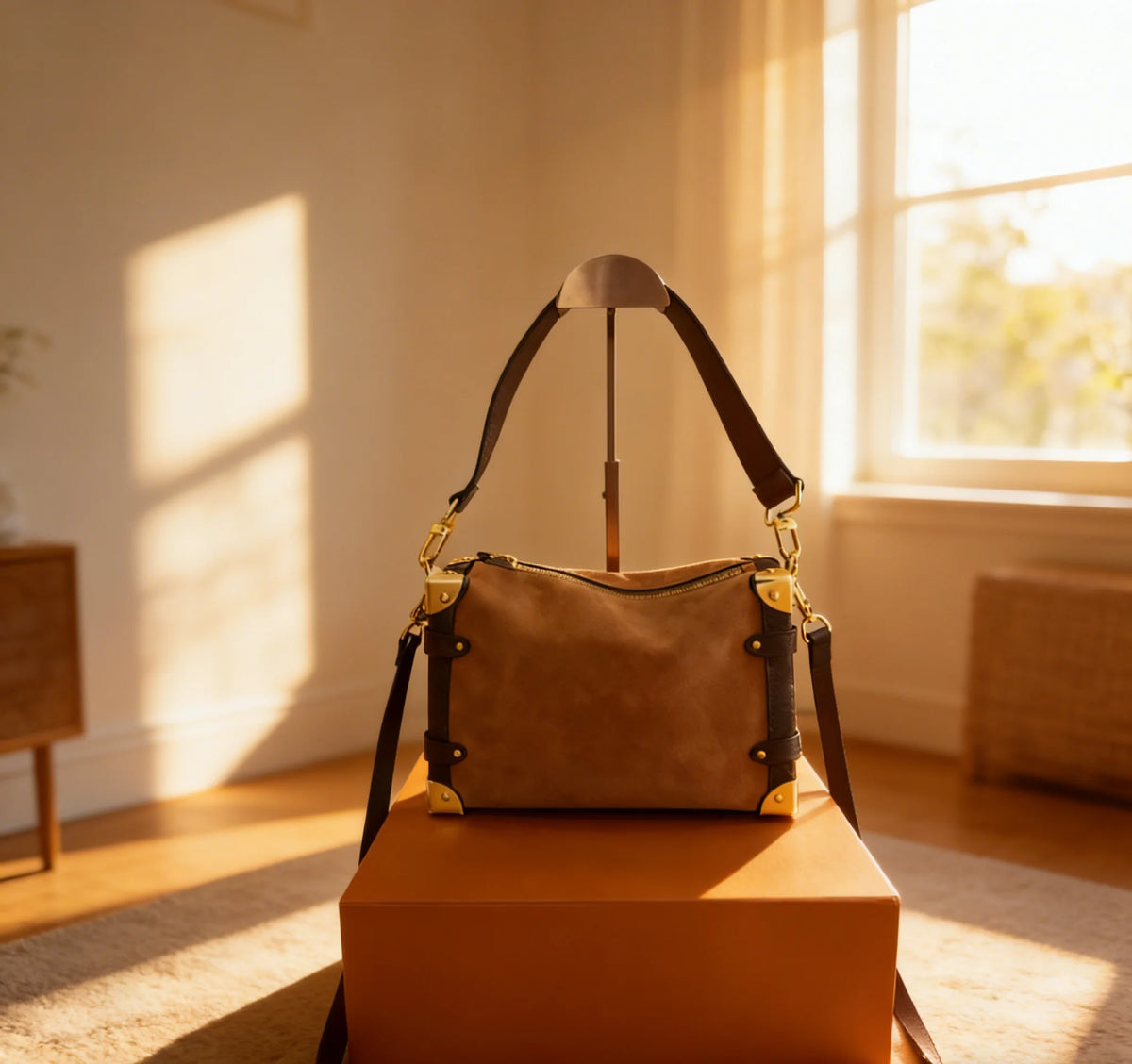 2026 Size: 23x8x15 cm New Model - Versatile and Fashionable PU Leather Bag - Durable, High-Quality and Affordable