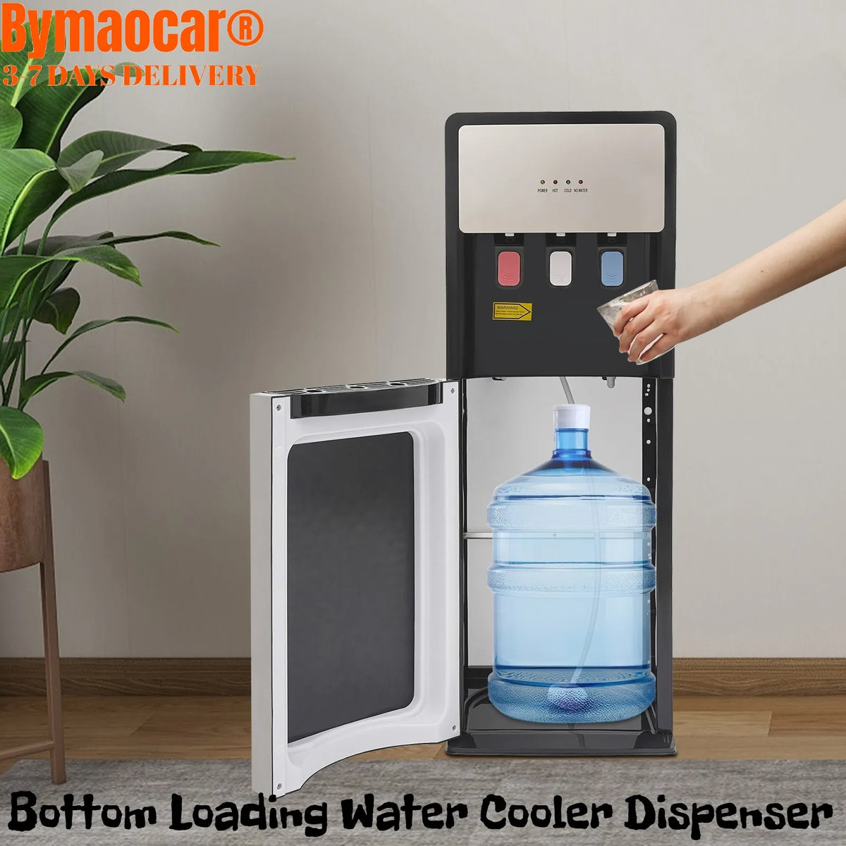 Bottom Loading Water Cooler Dispenser, 3 Temperature Settings - Hot, Cold & Room Water, Ideal for Office, Home, Living Room