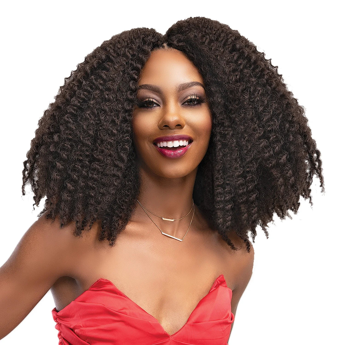 Box Deal Janet Collection Crochet Braids Nala Tress 3x Afro Hot Twist(14'16'18') (50 packs), Synthetic Hair