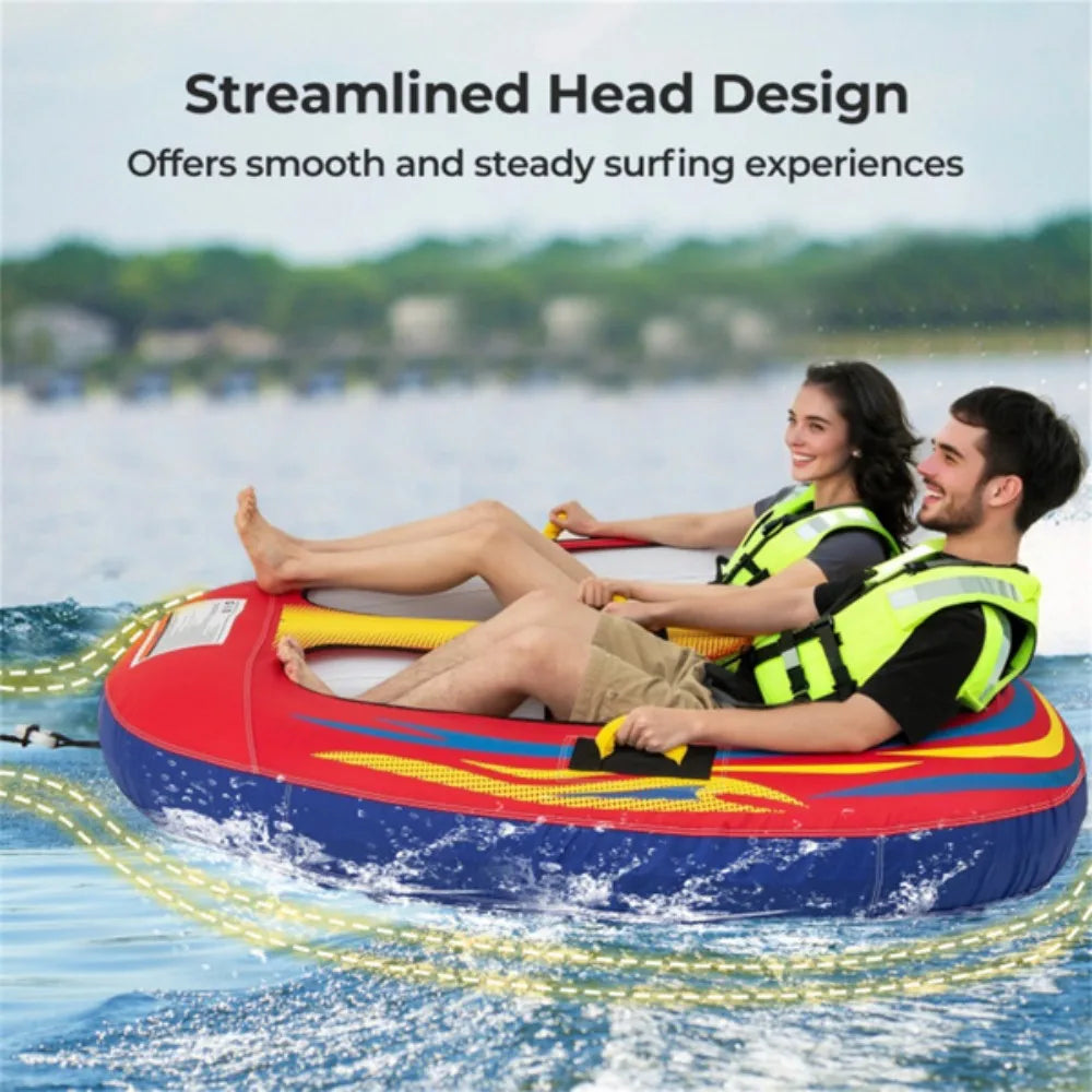 Double inflatable tow kayak Enhanced Water Fun for thrilling water adventures across oceans lakes rivers or pools