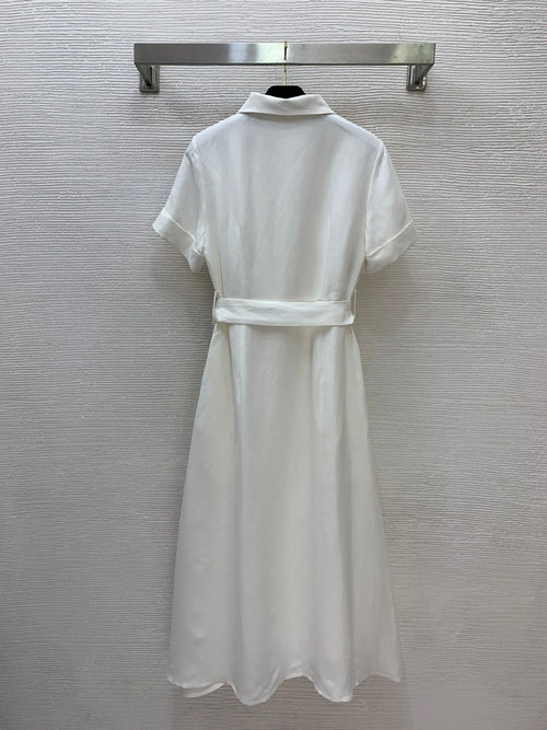 2026 Summer New Style Women's White Dress - Luxury Slim Fit Style - Sexy Women's Evening Gown