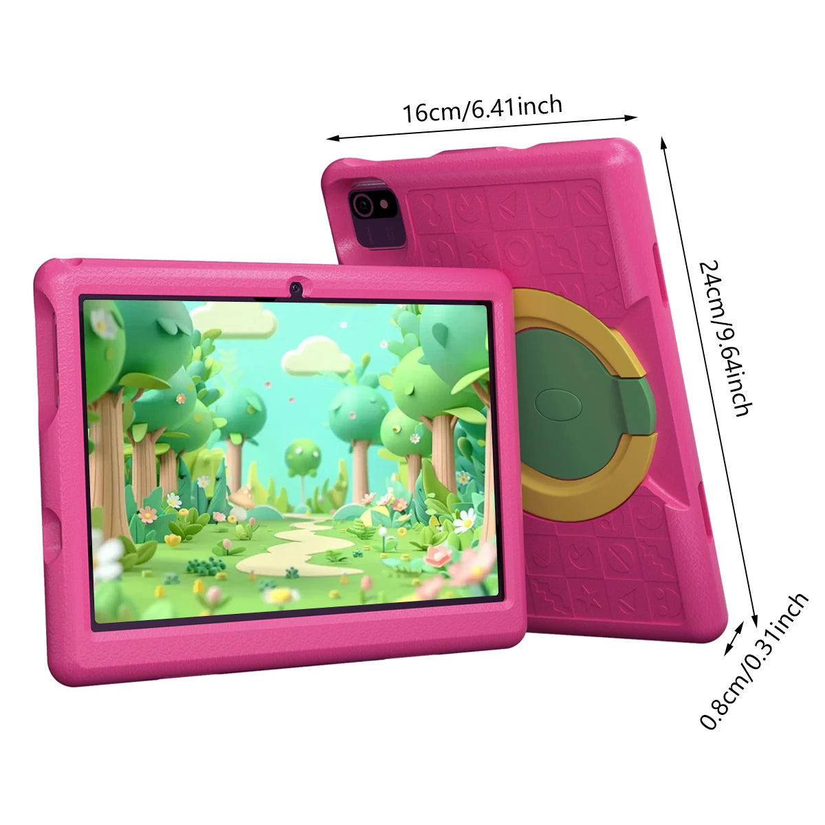 KT1006 10.1 Inch Kids Tablet 6GB RAM 64GB ROM and 128GB SD Expansion 5000mAh Battery, HD Dual Camera Parental Control System