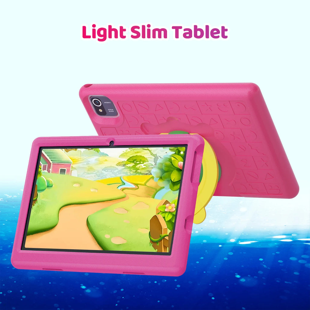 KT1006 10.1 Inch Kids Tablet 6GB RAM 64GB ROM and 128GB SD Expansion 5000mAh Battery, HD Dual Camera Parental Control System