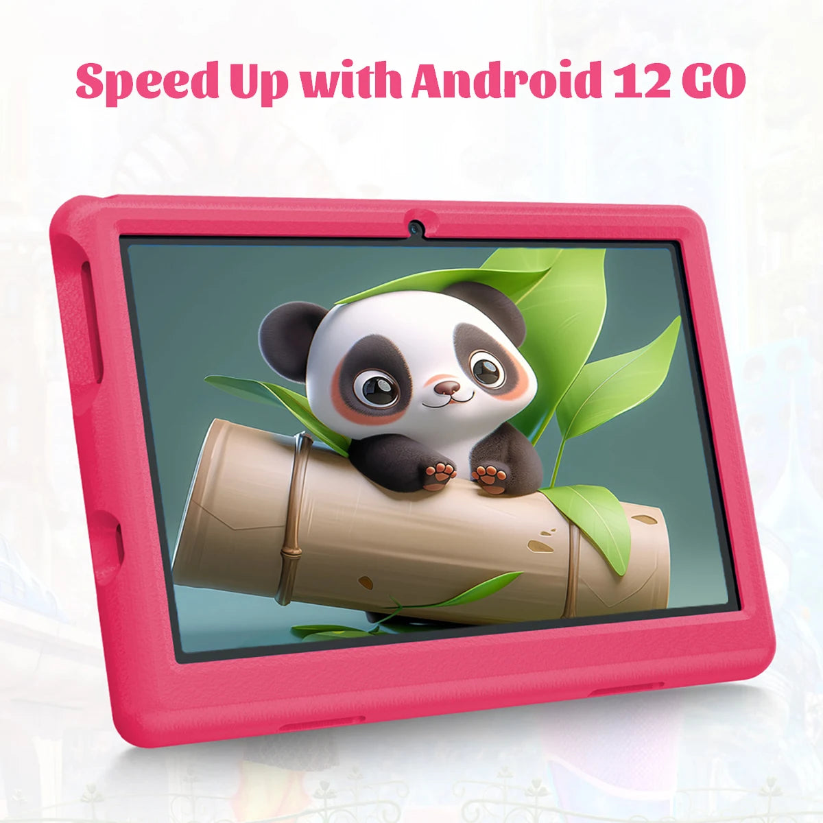 KT1006 10.1 Inch Kids Tablet 6GB RAM 64GB ROM and 128GB SD Expansion 5000mAh Battery, HD Dual Camera Parental Control System