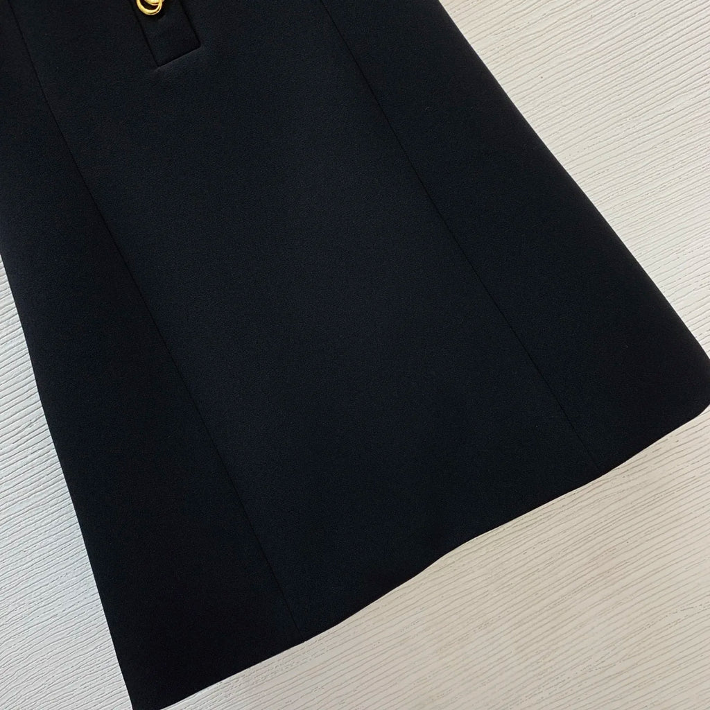 2026 Women Dress New Fashion Simple Versatile Casual Turn Down Collar Short Sleeve Dress Waist Slimming