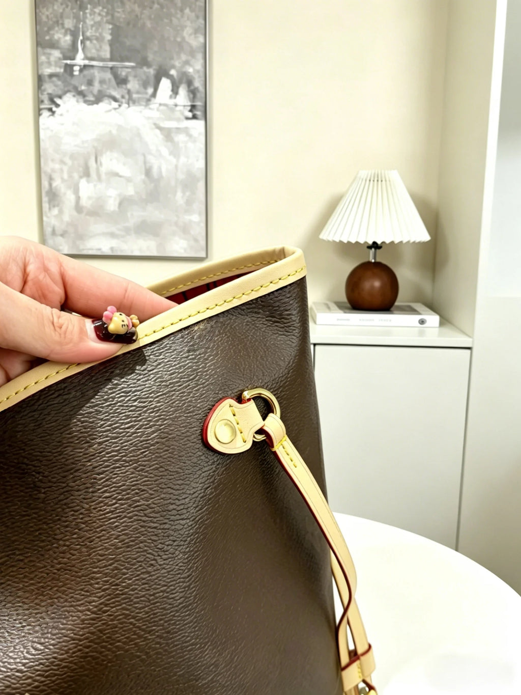 Women Large Capacity Tote Bag Single Shoulder Handbag With Coin Purse Size: 32*28cm