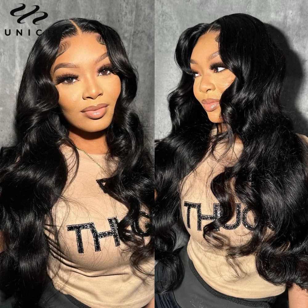 UNice Body Wave Bundles Natural Color 100% Human Hair Bundles Sew-in Quick Weaves Virgin Hair 1/3/4 Bundles Deal