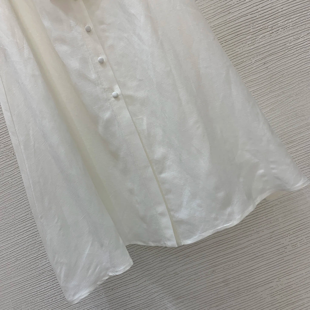 2026 Summer New Style Women's White Dress - Luxury Slim Fit Style - Sexy Women's Evening Gown