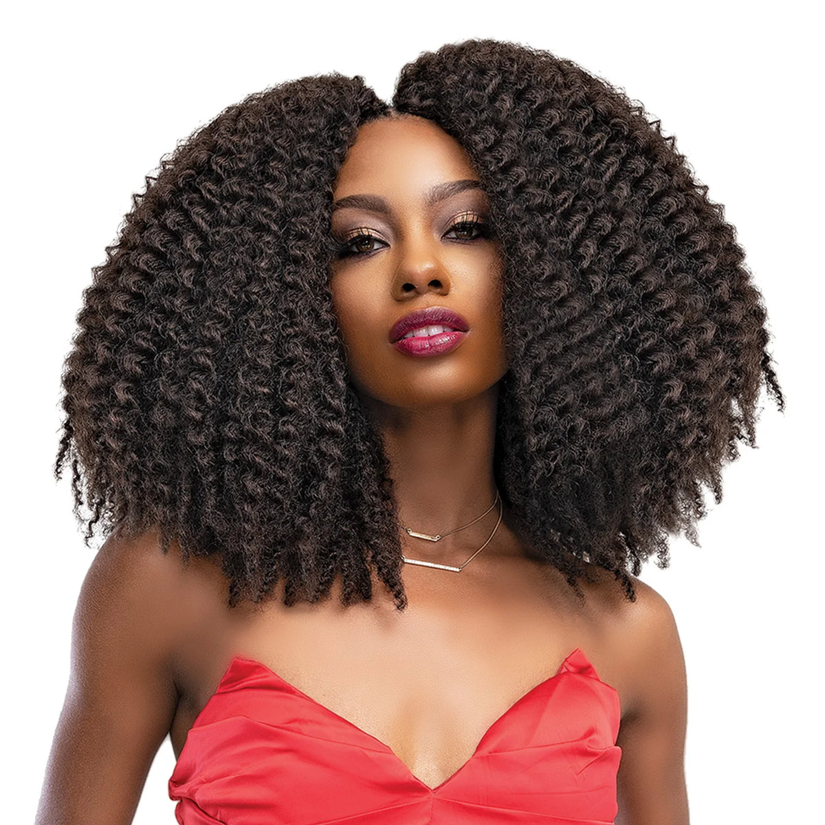 Box Deal Janet Collection Crochet Braids Nala Tress 3x Afro Hot Twist(14'16'18') (50 packs), Synthetic Hair