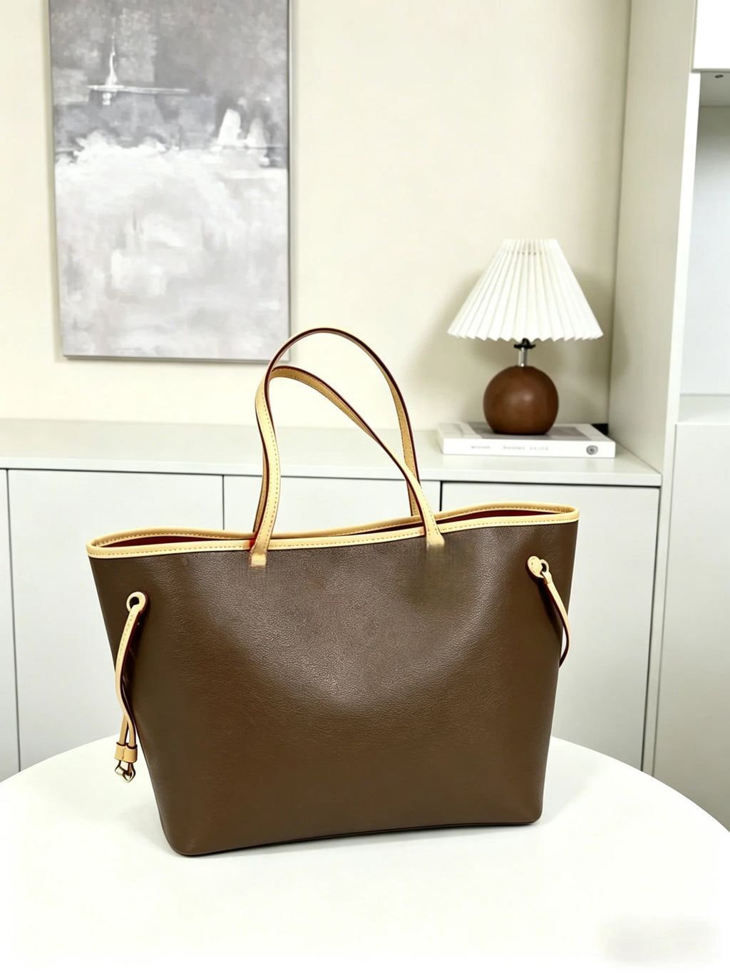 Women Large Capacity Tote Bag Single Shoulder Handbag With Coin Purse Size: 32*28cm