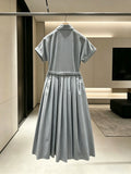 2026 New Spring Summer Women's Stylish Slim Fit Dress ZX048