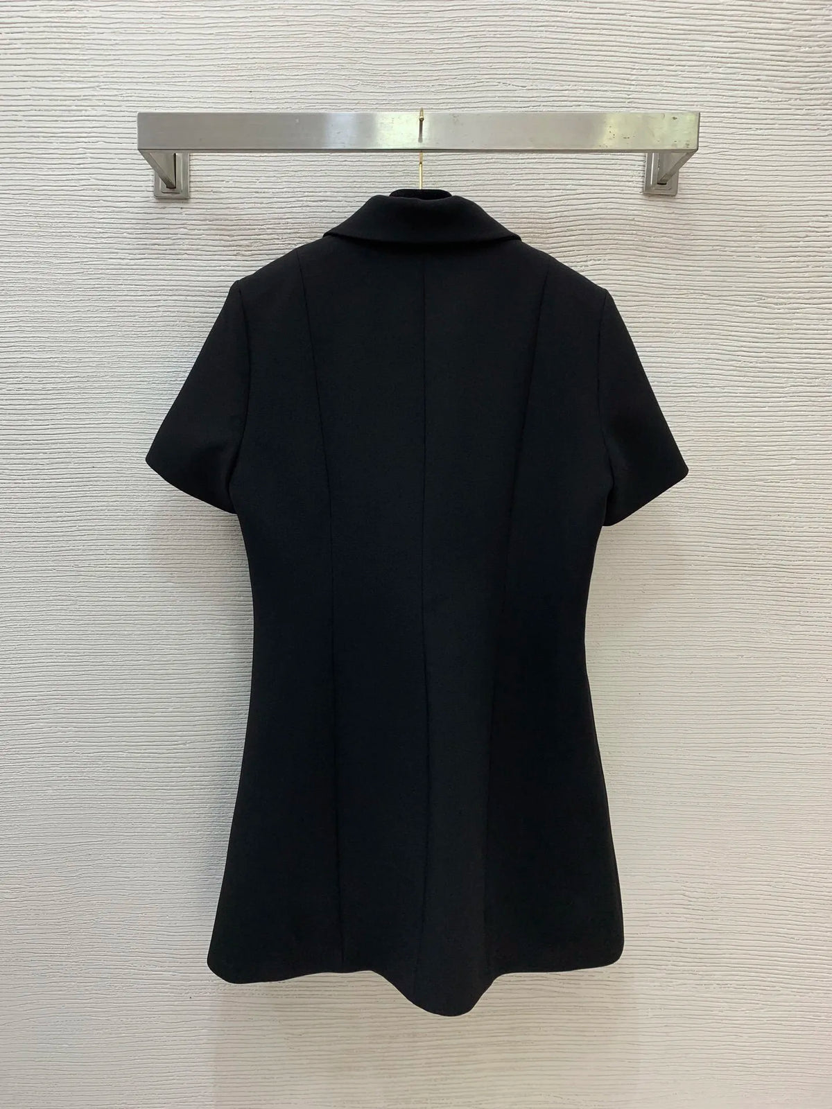 2026 Women Dress New Fashion Simple Versatile Casual Turn Down Collar Short Sleeve Dress Waist Slimming
