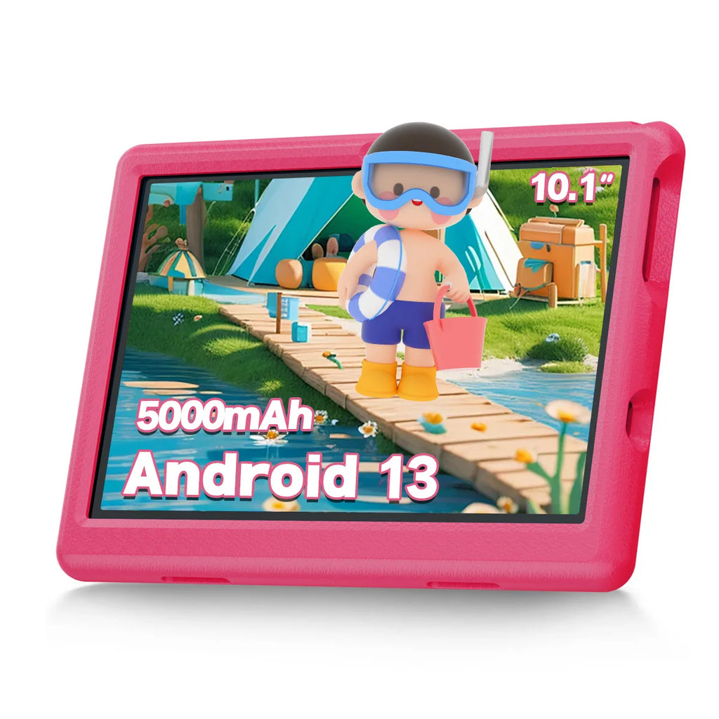 KT1006 10.1 Inch Kids Tablet 6GB RAM 64GB ROM and 128GB SD Expansion 5000mAh Battery, HD Dual Camera Parental Control System