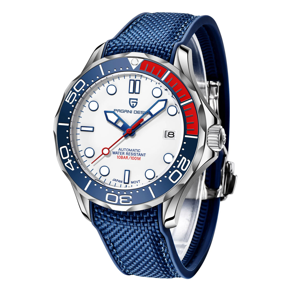 PAGANI DESIGN 2026 New 007 Mechanical Watches Men Retro Luxury Automatic Watch For Men AR Sapphire crystal Waterproof Clock Man