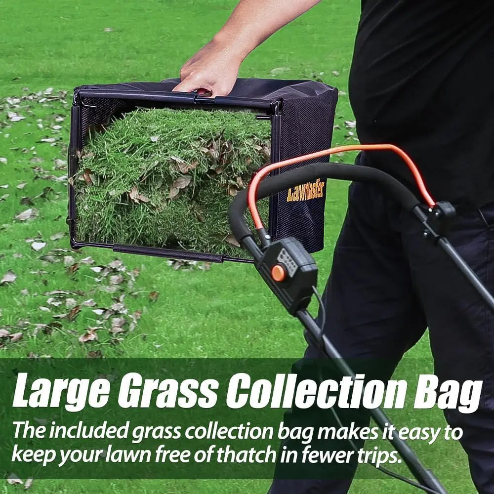 15-Inch Electric Corded Lawn Mower with 11AMP Power, 5 Cutting Heights, and Lightweight Design