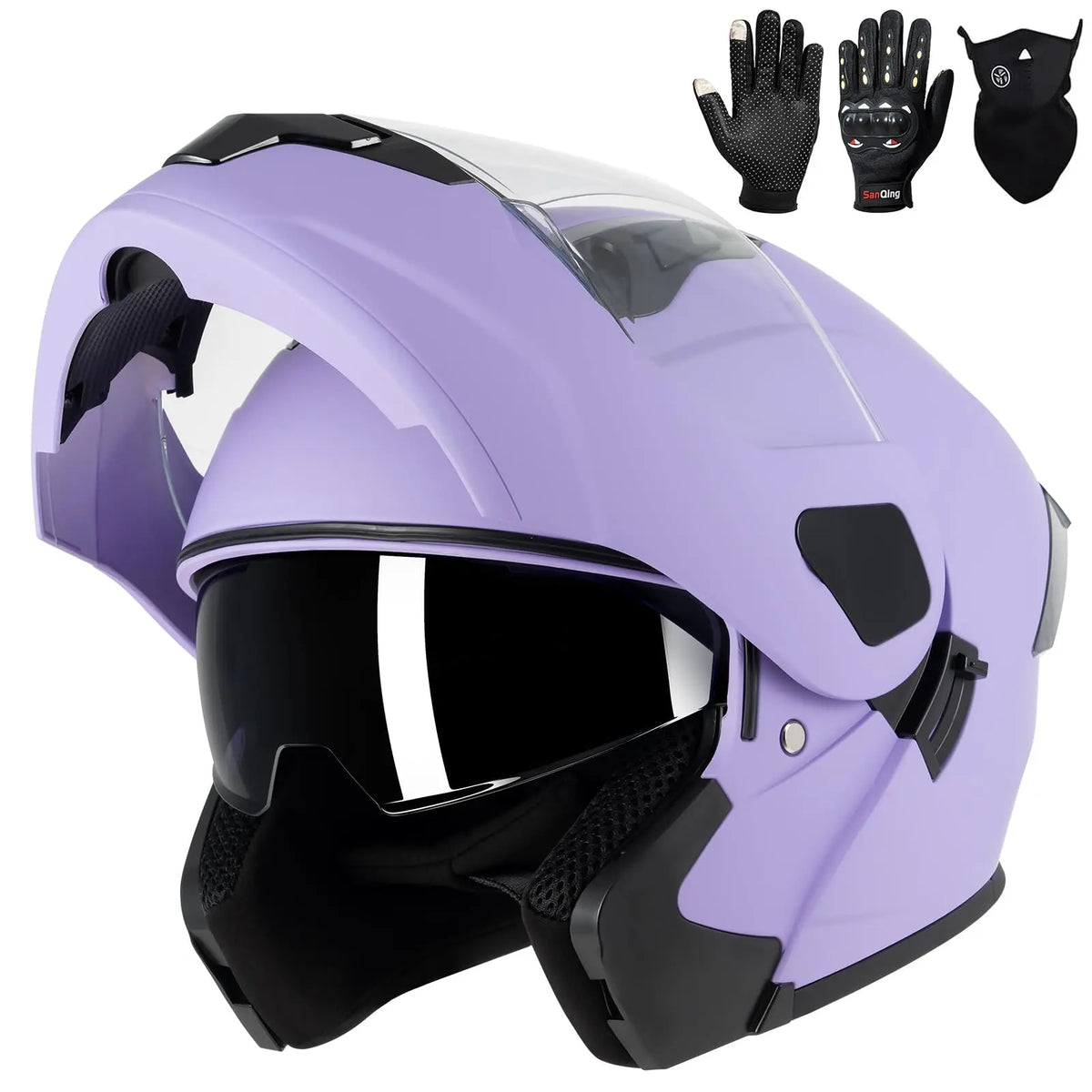 Helmets Motorcycles Full Helmet Dual Lenses Facelifted Helmets All Season Universal Summer Cycling Half Helmets Portable Fashion