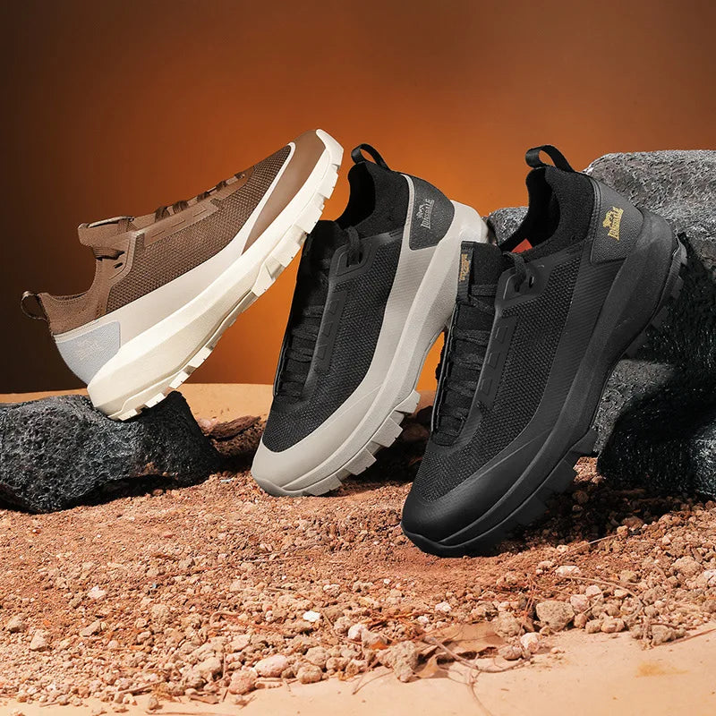 2026 New Men's Hiking Shoes Outdoor Trekking Lightweight Casual Walking Shoes Breathable Trail Footwear