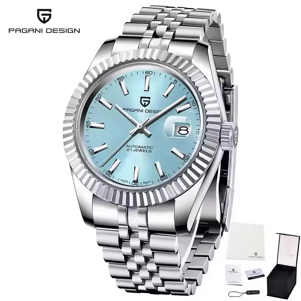PAGANI DESIGN 42MM Log dating Men Watch Top Brand Luxury Automatic Watch Stainless Steel Waterproof Mechanical Watches For Men