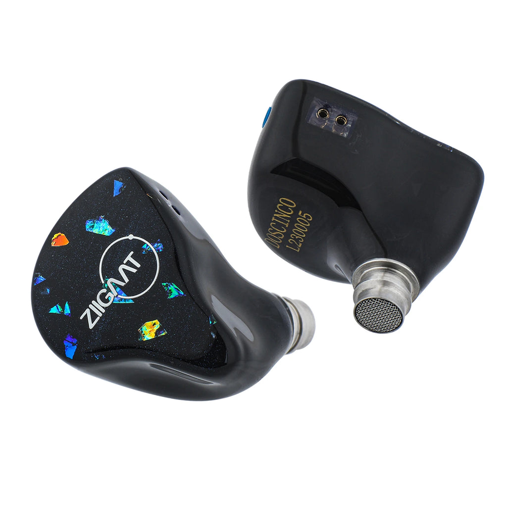 ZiiGaat Doscinco In Ear Monitor 2DD+3BA Hybrid Driver HiFi Earphone Audiophile Tuning with  IEM Cable for Musician