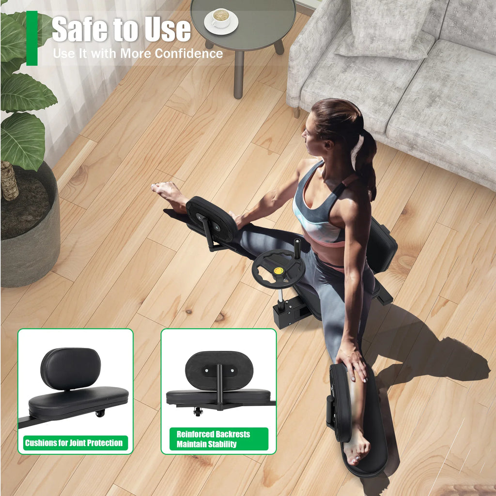 180° Leg Stretcher Adjustable Leg Stretching Machine Home Fitness Leg Trainer with Joint Protection for Yoga Dance Home Use