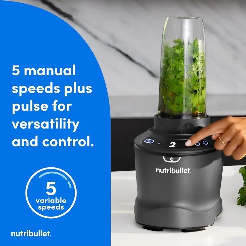 nutribullet® SmartSense Blender Combo,1400W, 64oz Pitcher,32oz & 24oz Cups,5-Speed, Smoothies,Ice and Frozen Fruit,Nut Milk,Soup