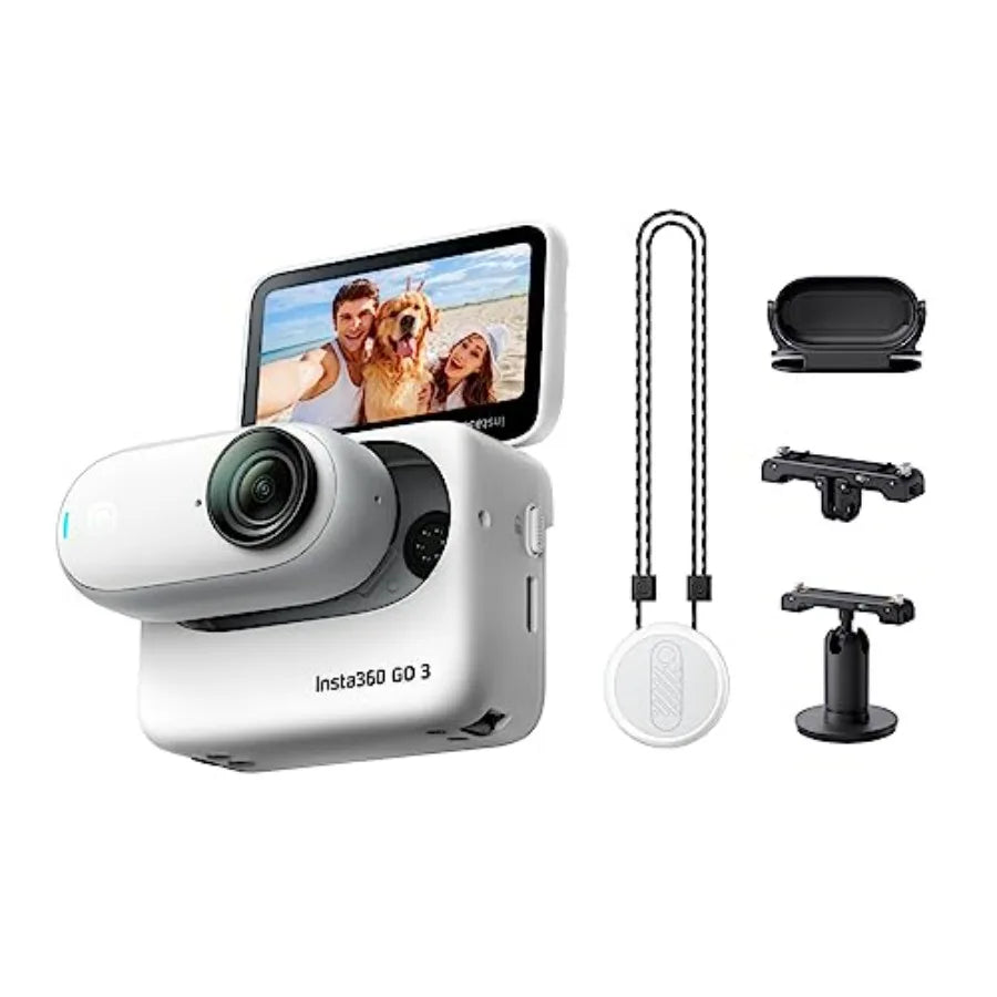 GO 3 128GB Small Lightwght Action Camera Portable and Versatile Hands-Free POV Mount Anywhere Stabilization Multifunctional Act