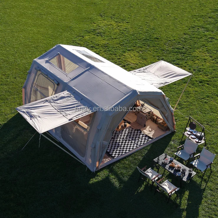 YTYIN Portable Luxury Large Inflatable PVC Tube Type Four-season Tent For Outdoor Camping Party