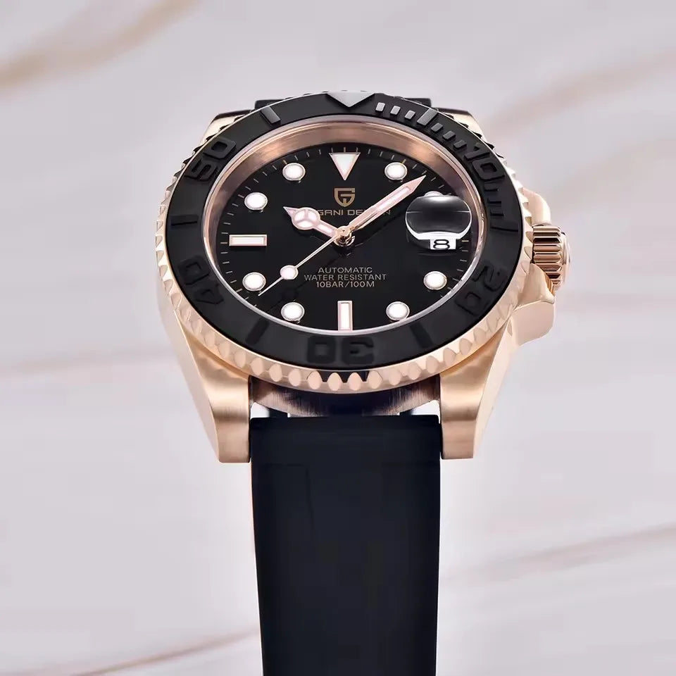 PAGANI DESIGN V2 40MM Luxury Men Mechanical Watch AR Coated Sapphire Glass Stainless steel waterproof Automatic Watches for men