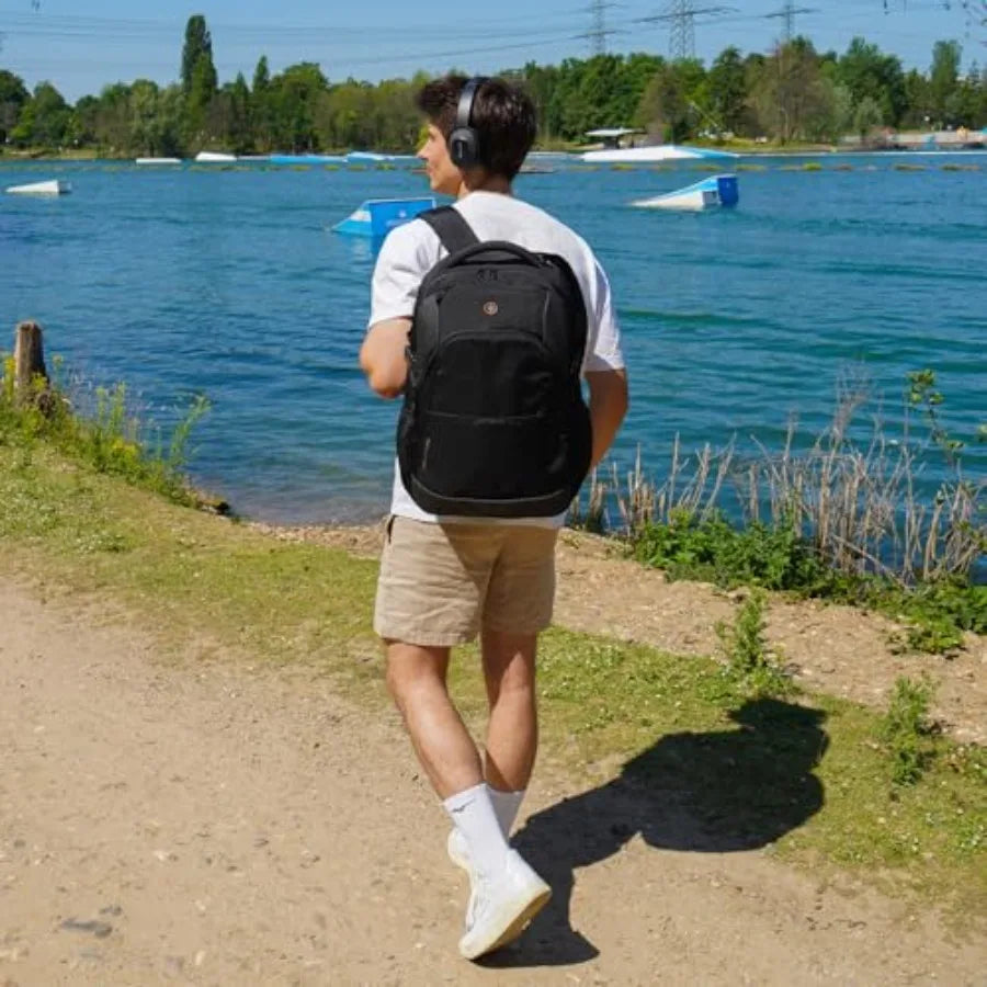 Design Travel Laptop Backpack College Laptops Backpack with USB Charging Port for Men and Women Fits Notebook SD1670-01