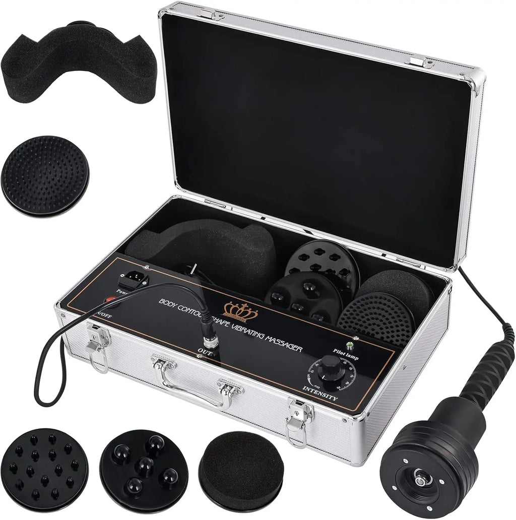 Electric Vibration Cellulite Massager Handheld Fat Remover Massage Box Back Massager Body Shaping Machine for Neck Back Shoulder
