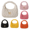 De Crossbody One Shoulder Underarm Fashion Casual Sheepskin Cloud Bag Wallet 2024