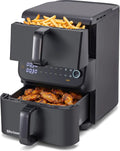 Dual Stacked Air Fryer, 10.5 Qt Total Capacity, Sync Cook & Finish, 10 Presets, PFAS-Free Baskets, 1700W
