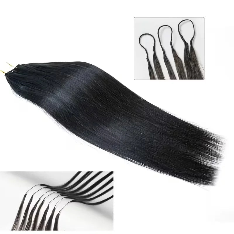 Yaki Crochet Human Hair Extension 30 Inch Yaki Straight Pre Separated Miracle knots Invisible Crochet Hair Bundles Boho Braids