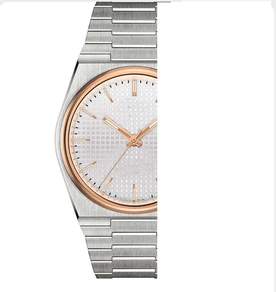 Factory Direct Customized Unisex Stainless Steel Mechanical Wristwatch 40mm Sapphire Crystal Fashion Business Style Waterproof