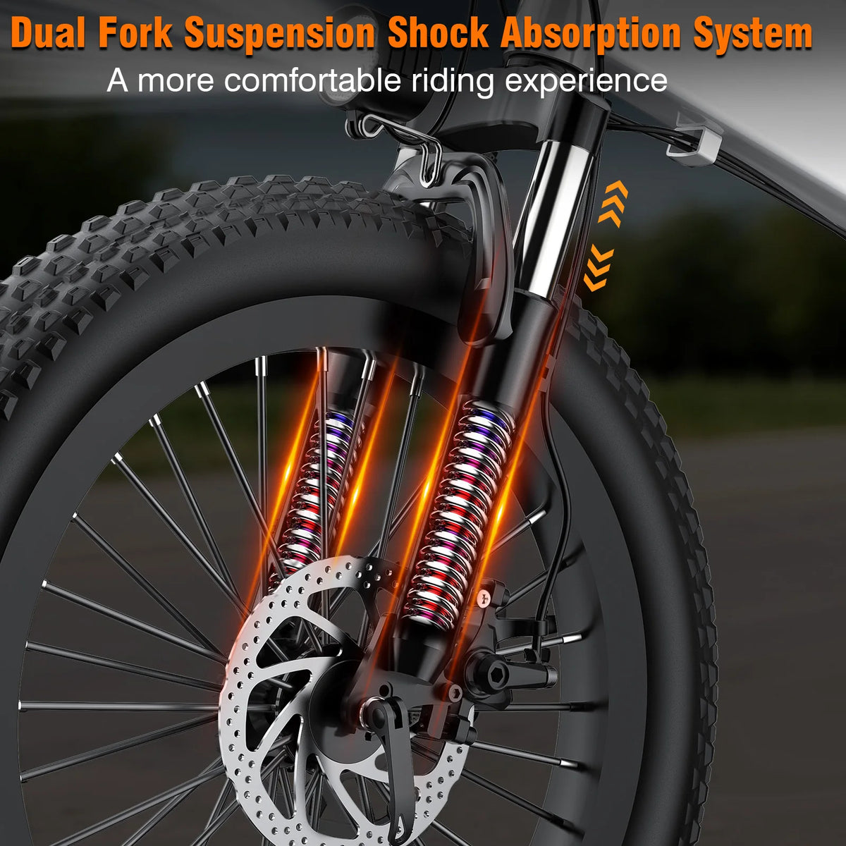 TREEOSOR Electric Bike T8 Adults Electric Bicycle Peak 720W 48V 7.8AH e bike 20" Wide Tire Road Bike 20mph Electric Bike