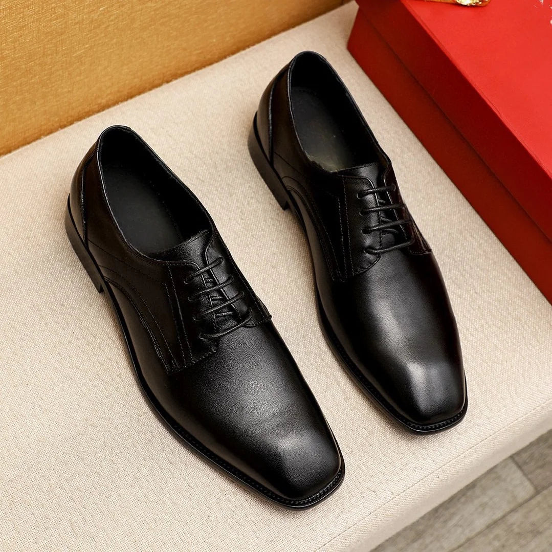Mens Dress Shoes Genuine Leather Shoes for Men Luxury Brands  Social  Trend Loafers Slip