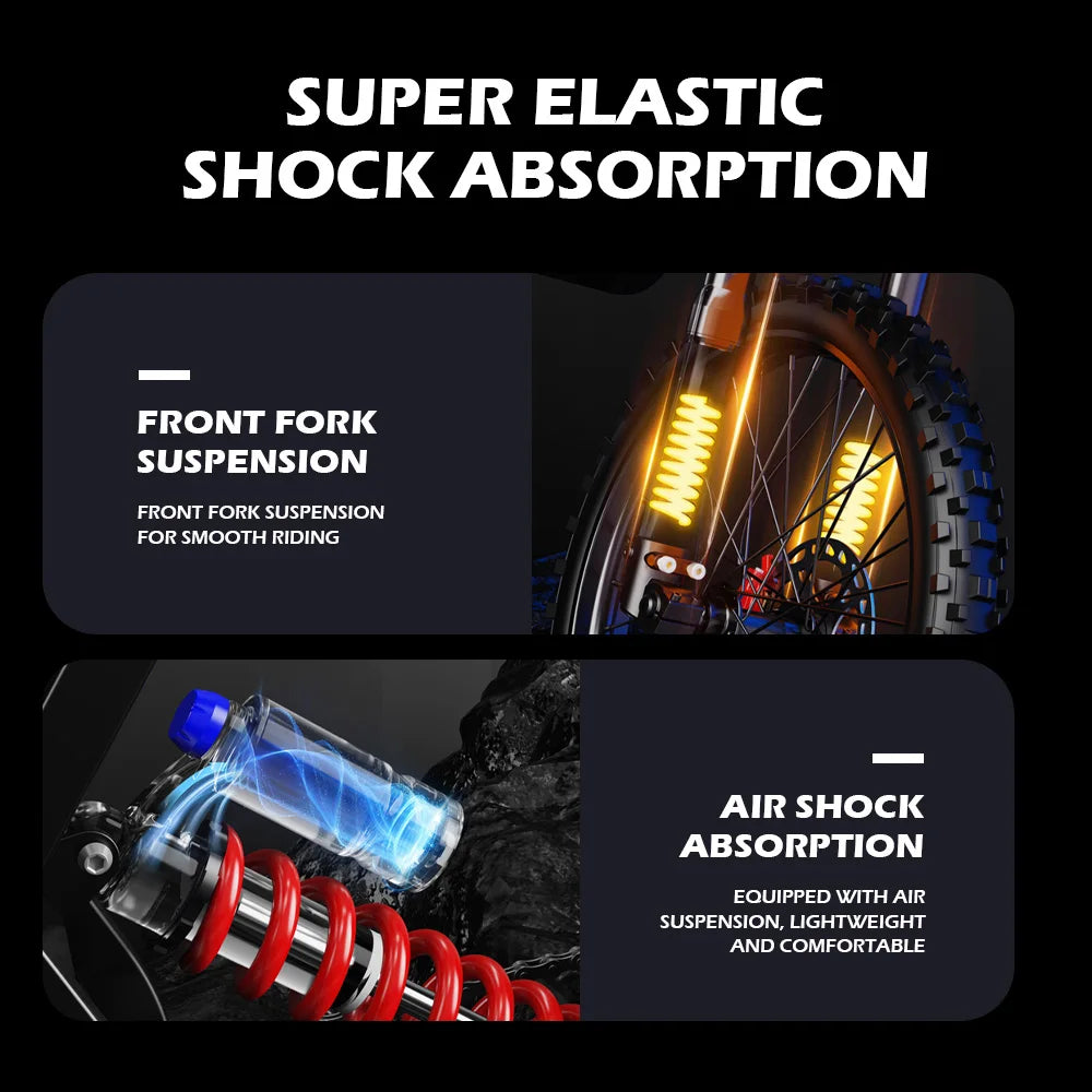 EKXBIKE TX1 Electric Motorcycles 6000W Brushless Gearless Motors 60V30AH Lithium Battery Speed 80Kmh Adult Off Road MTB Ebike