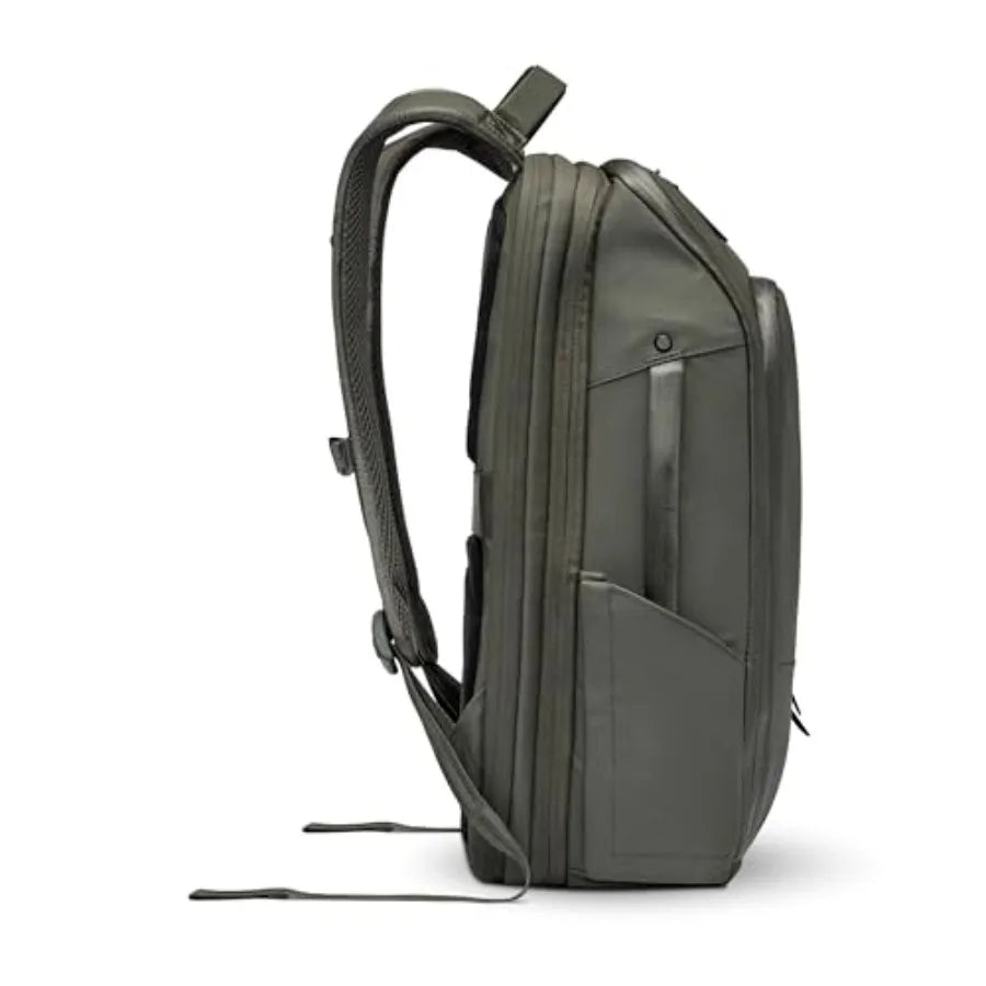 14L Travel Pack - Mens Expandable Daypack - Water Resistant - TSA-Ready - Lightweight Business Backpack for Men - 15 Laptop Com
