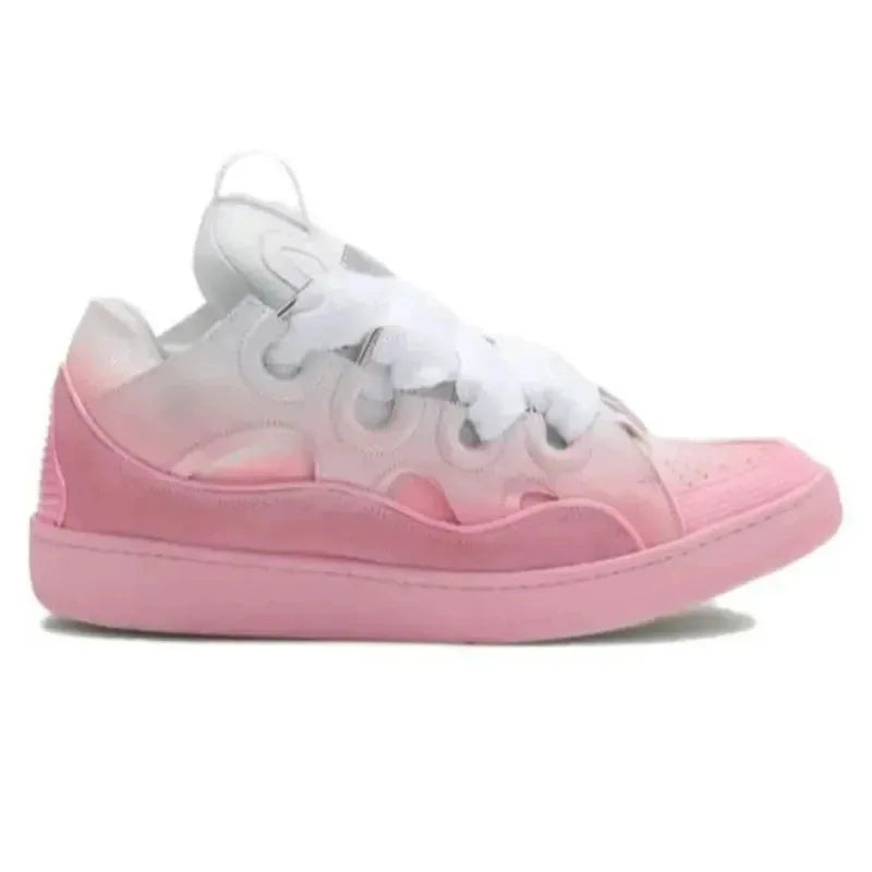 2026 New Couple Retro Dad Shoes Men's Women's Thick Sole High Top Breathable Versatile Platform Sneakers