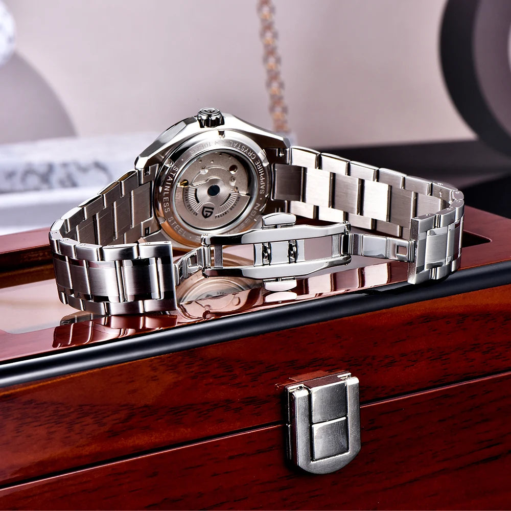 PAGANI DESIGN luxury New GMT Mens sports  Mechanical Watches 100M Waterproof Clock Sapphire Glass Automatic watches for man