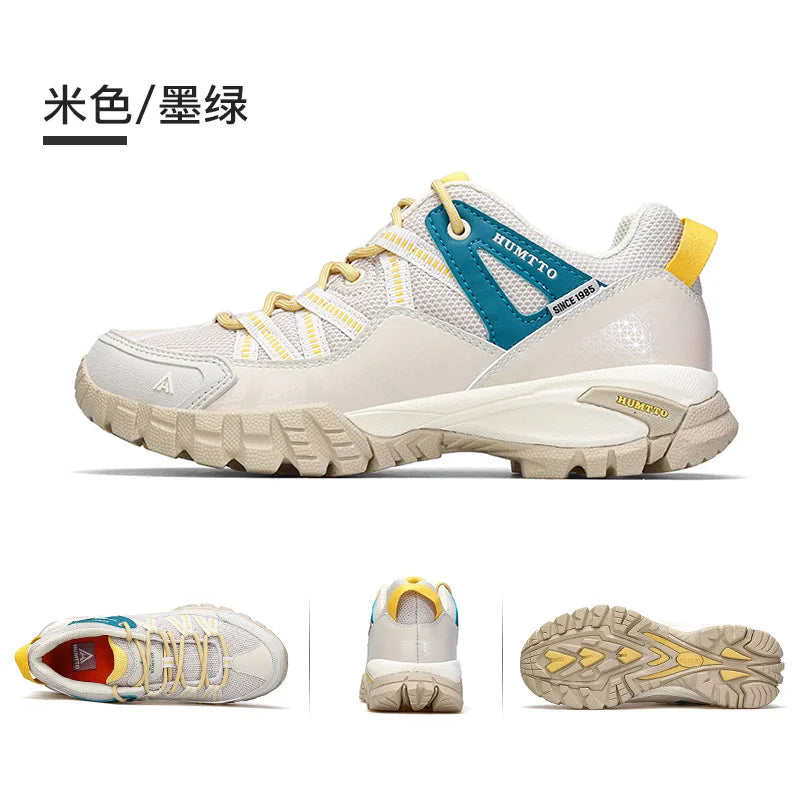 Men Lightweight Hiking Shoes Autumn Winter Breathable Mesh Casual Athletic Walking Sneakers Anti-slip Outdoor Trekking Footwear