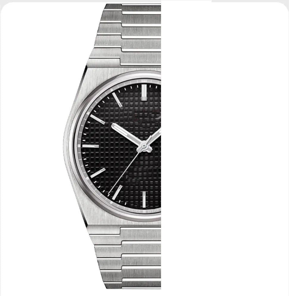 Factory Direct Customized Unisex Stainless Steel Mechanical Wristwatch 40mm Sapphire Crystal Fashion Business Style Waterproof