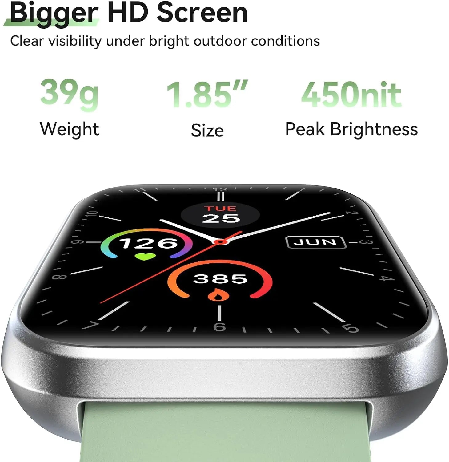 Smart Watches for Women & Men, 120+ Sport Modes, Heart Rate Monitor, Bluetooth Calls, HD Display