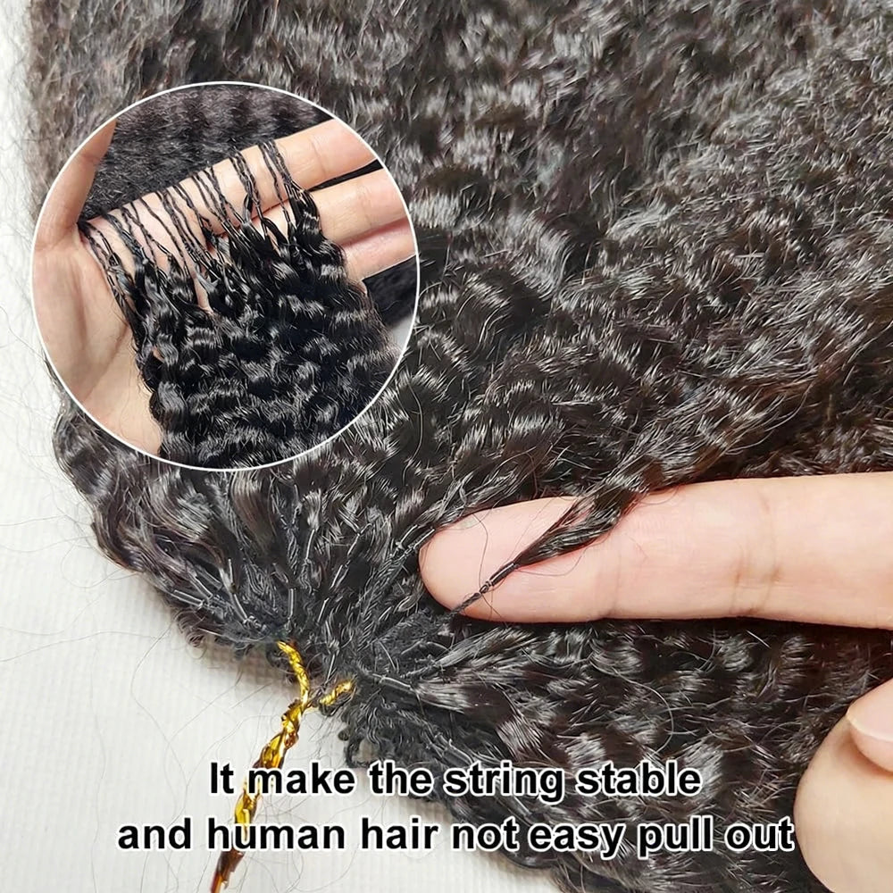 30 Inch Feather Crochet Human Hair Extensions Knotless Pre-Separated Kinky Straight Invisible Knot Human Crochet Hair For Women