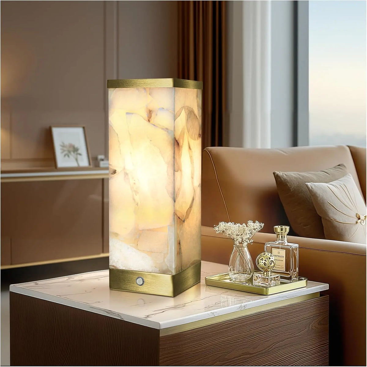 Rechargeable Cordless Table Lamp with Touch Control, 3-Level Brightness, USB-C Charging for Bedroom Living Room Office