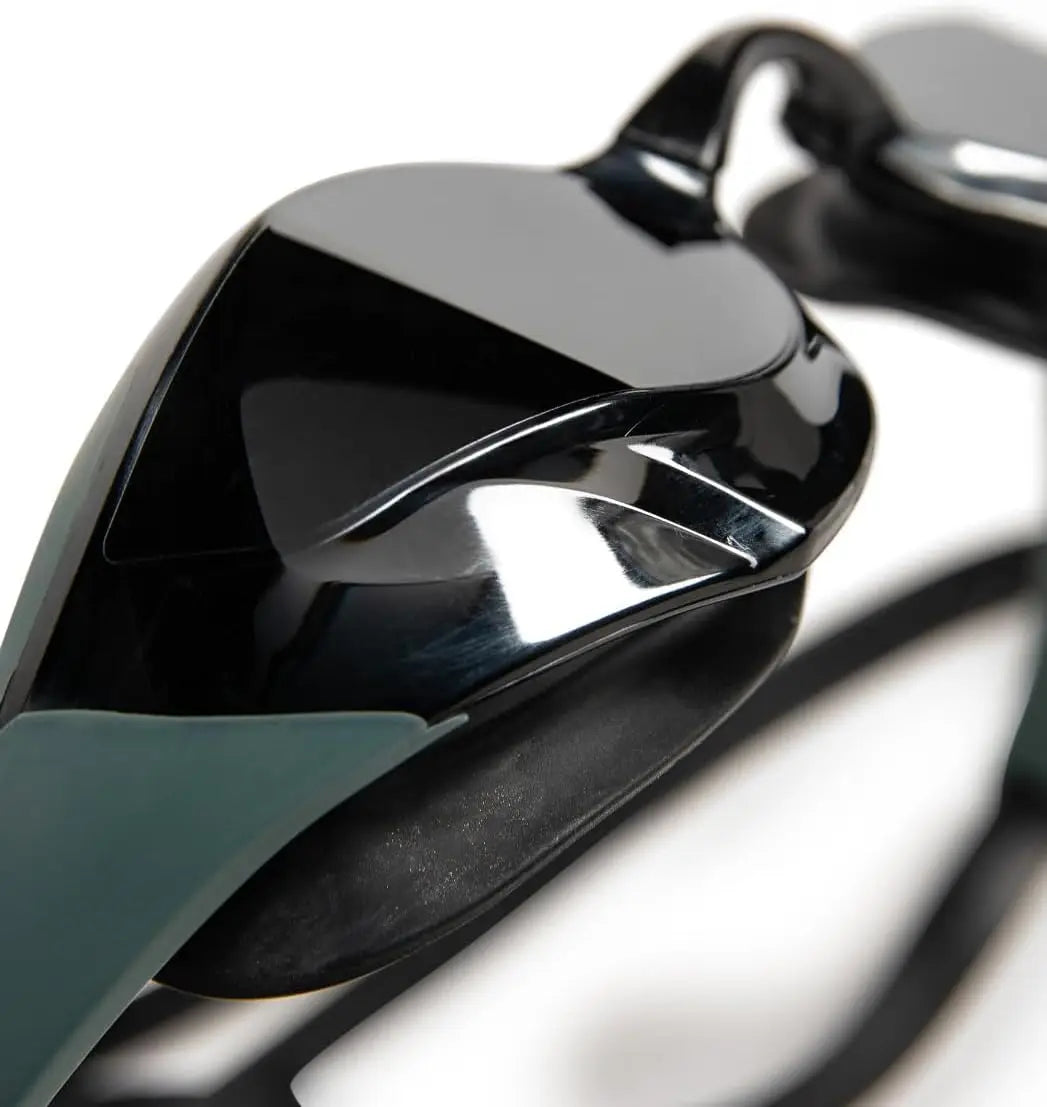 Anti-Fog Racing Swim Goggles for Men and Women with Polycarbonate Mirror/Non-Mirror Lens
