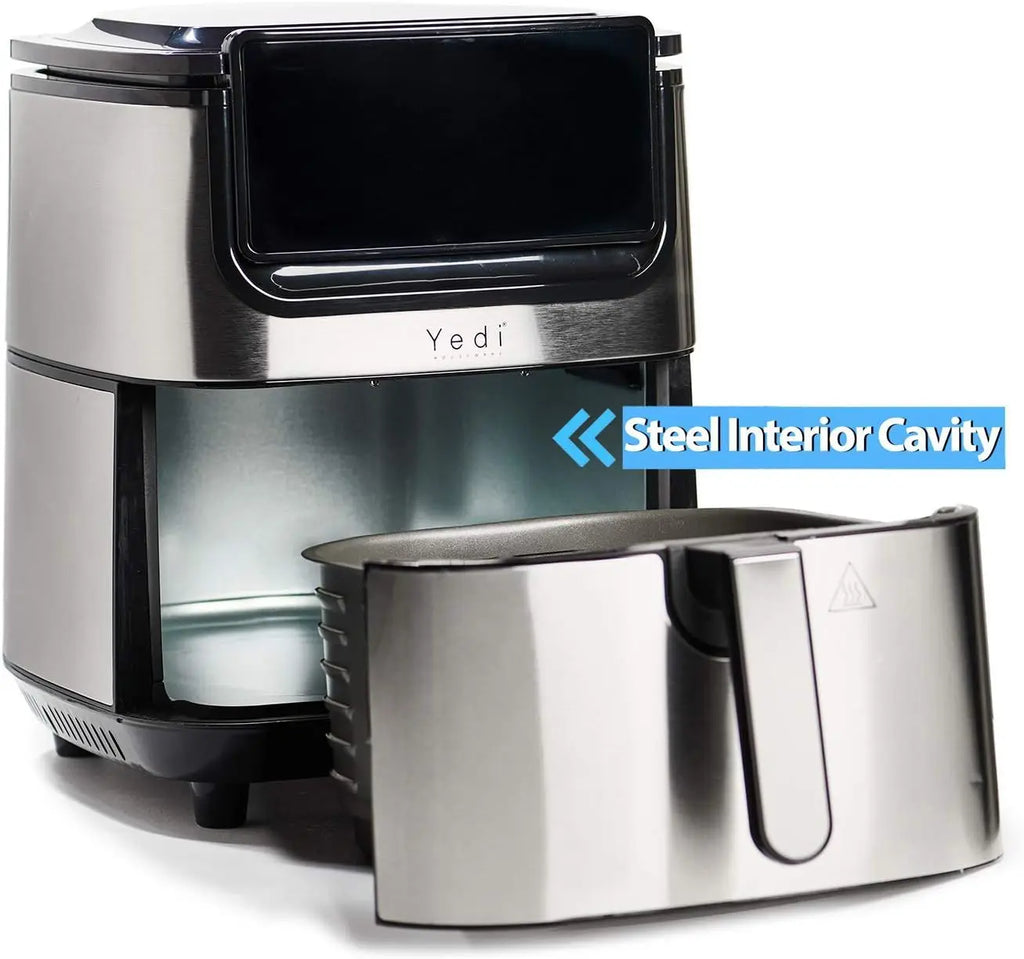 6.8 Quart Air Fryer with Ceramic Basket, Dehydration Function, LCD Screen & Accessory Kit
