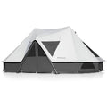 Canvas Bell Yurt Tents 4 Seasons Large Waterproof and Windproof Luxury Glamping Tent w/Stove Jack for Family Outdoor Camping Hu
